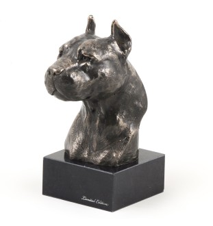 Amerykański Staffordshire terrier głowa na kamieniu Art-Dog